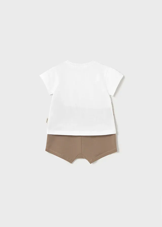 Mayoral 1206 Baby Boy's Bear&Bunny T-Shirt & Short Set 2PC – Muffin