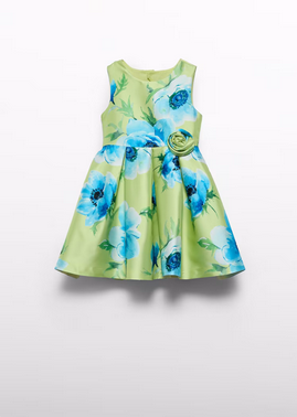 Abel & Lula 5069 Mikado Floral Dress