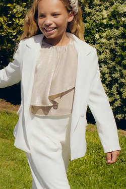 Abel & Lula 5149 Girls Youth Sleeveless Shimmer Top/