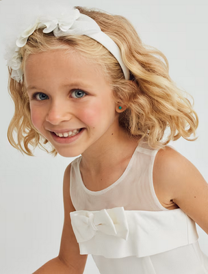 Abel & Lula 5444 Girls One Size Side Flowers Headband