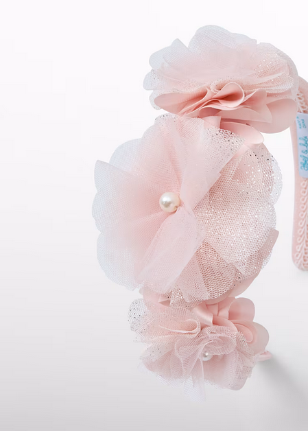 Abel & Lula 5444 Girls One Size Side Flowers Headband