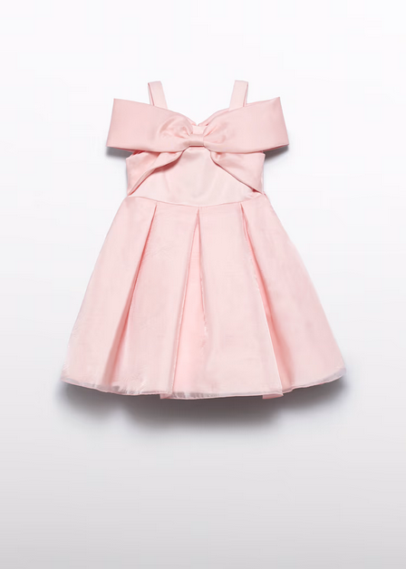 Abel & Lula 5031 Organza Satin Bow Dress