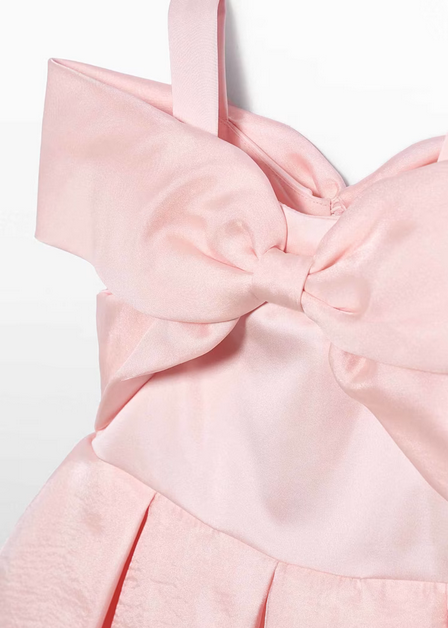 Abel & Lula 5031 Organza Satin Bow Dress