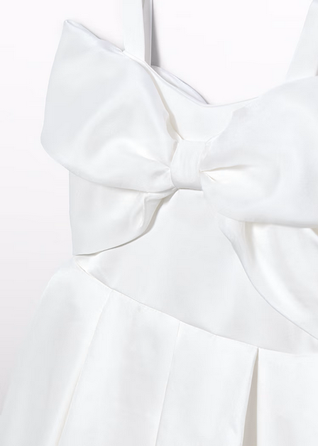 Abel & Lula 5031 Organza Satin Bow Dress