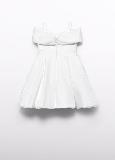 Abel & Lula 5031 Organza Satin Bow Dress