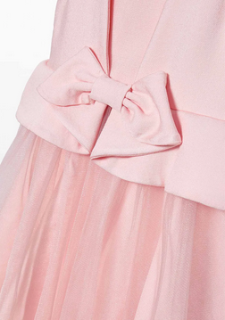 Abel & Lula 5034 Mikado Bow & Tulle Dress
