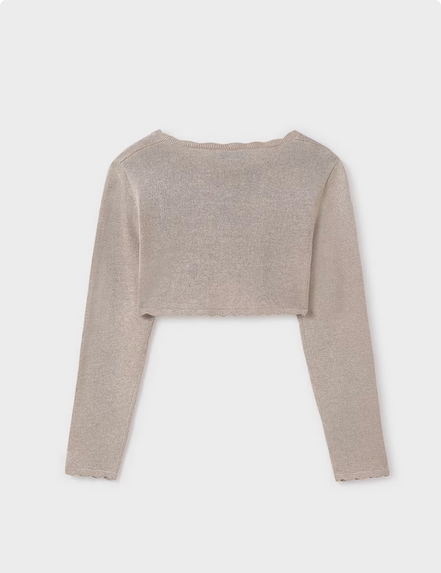Mayoral 332 Girl's Long Sleeve Bolero