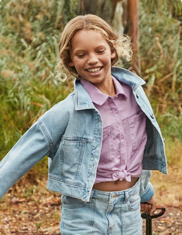 Mayoral 6405 Girl's Jean Jacket/