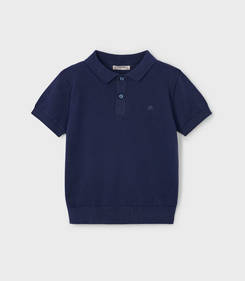 Mayoral 3104 Boys SS Polo/  BCO-MARINO