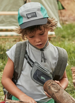 Mayoral 3036 Boy’s “Fanny Pack” Design T-Shirt – Gris