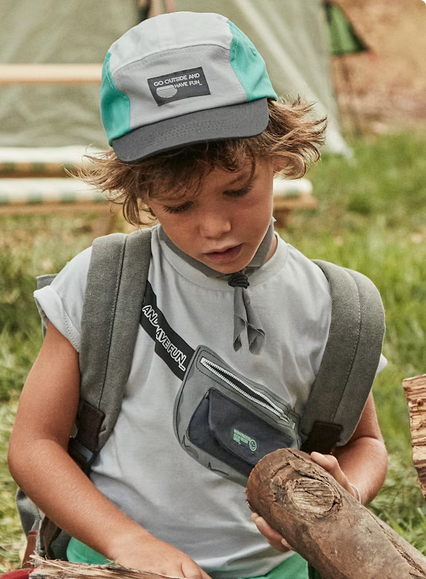 Mayoral 3036 Boy’s “Fanny Pack” Design T-Shirt – Gris