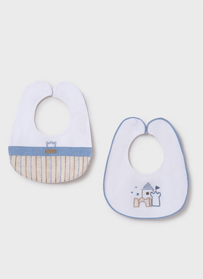Mayoral 9877 3M Baby’s 2PC Bib Set/