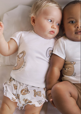 Mayoral 1256 Baby Girl’s Bear Print T-Shirt & Shorts Set 2PC/86 GALLETA