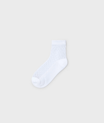 Mayoral 10911 Girl’s Junior Polka Dot Mesh Socks/