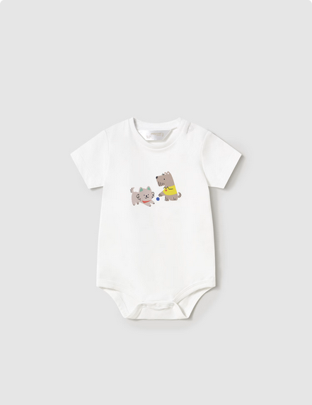 Mayoral 1803 Baby Boy Dog Print Tracksuit Set/3PC