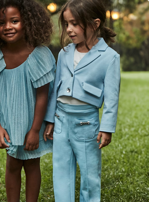 Mayoral 3552 Girl's Long Wide Leg Trousers/