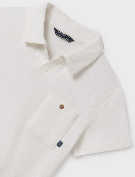 Nukutavake 6152 Boy's Short Sleeve Polo w/ Front Pocket