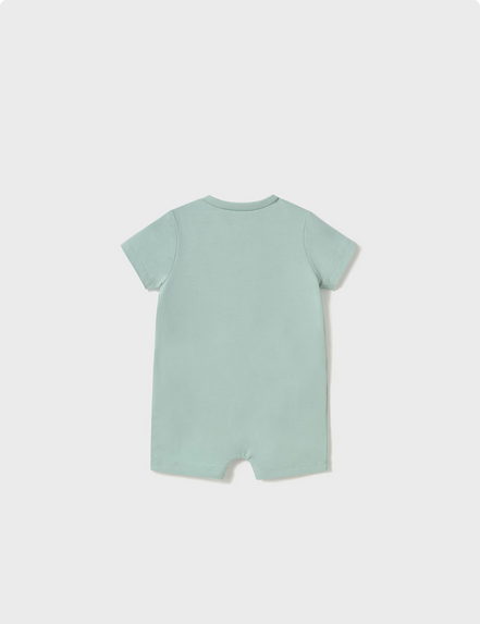 Mayoral 1707 Baby Boy’s Embroidered Romper Onesie