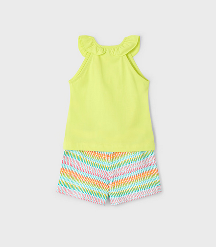 Mayoral 3214 Girls Junior Icecream Top & Short 2PC