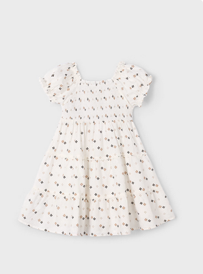Mayoral 3925 Girl’s Junior Pattern Dress – Crudo