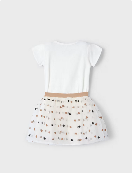 Mayoral 3946 Girls Junior Short Sleeve Doggie Top & Skirt 2PC