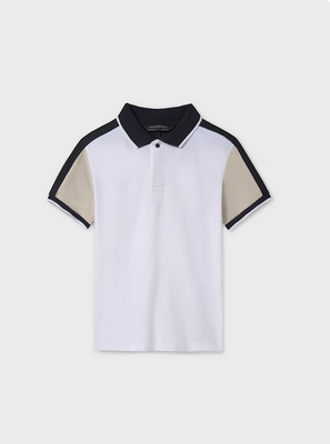 Nukutavake 6134 Boy's SS Polo/BCO-CUARZO