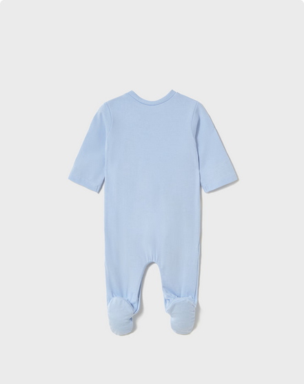 Mayoral 1709 Baby Boy’s S Teddy & Bunny Footed Onesie