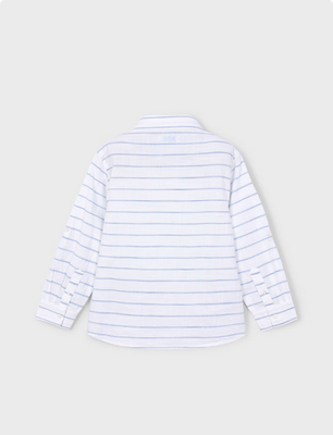 Mayoral 3118 Boy’s LS Striped Dress Shirt/