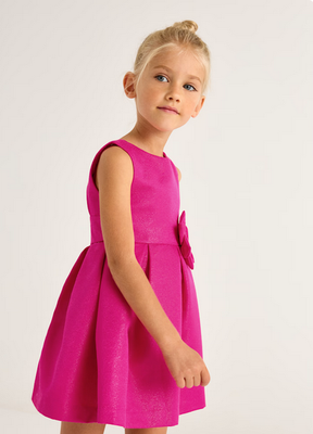 Mayoral 3919 Girl’s Dress w/ Flower/