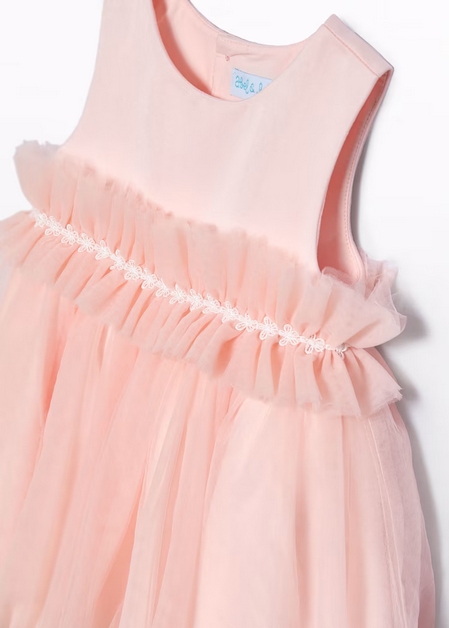 Abel & Lula 5011 - Tulle Dress – Peonia Pink