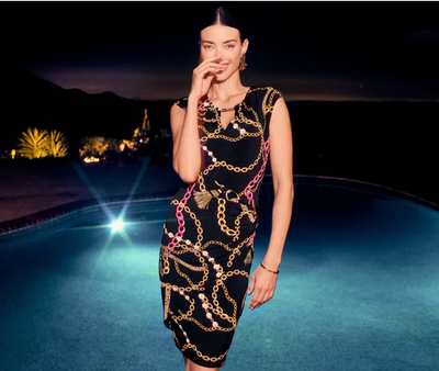 Frank Lyman 251371 Chain Print Dress