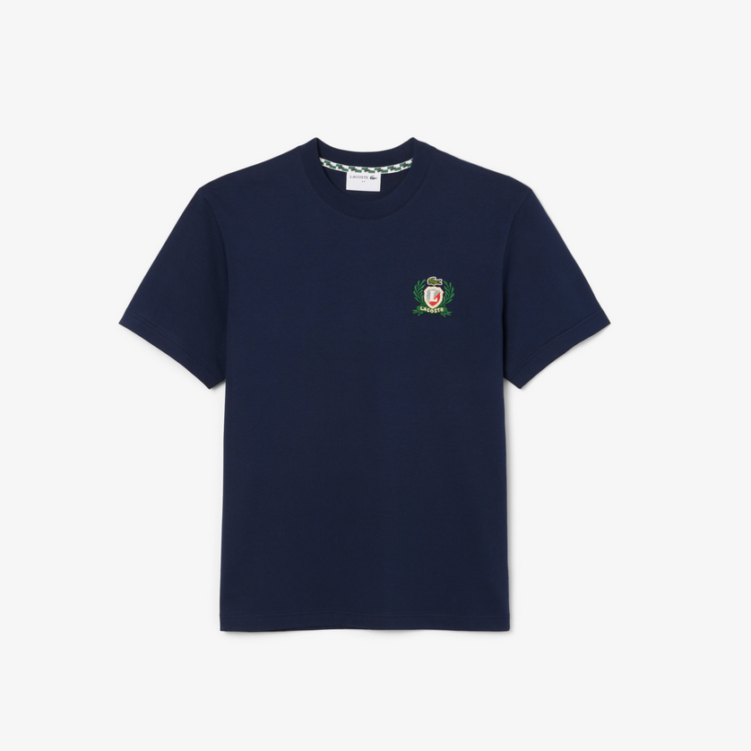 Lacoste TH0027 51 166 Men’s Short Sleeve Emblem Logo T-Shirt