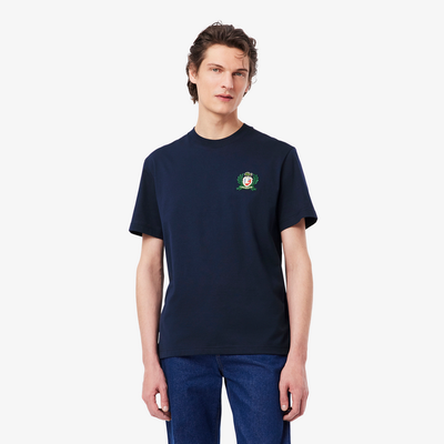 Lacoste TH0027 51 166 Men’s SS Emblem Logo T-Shirt/