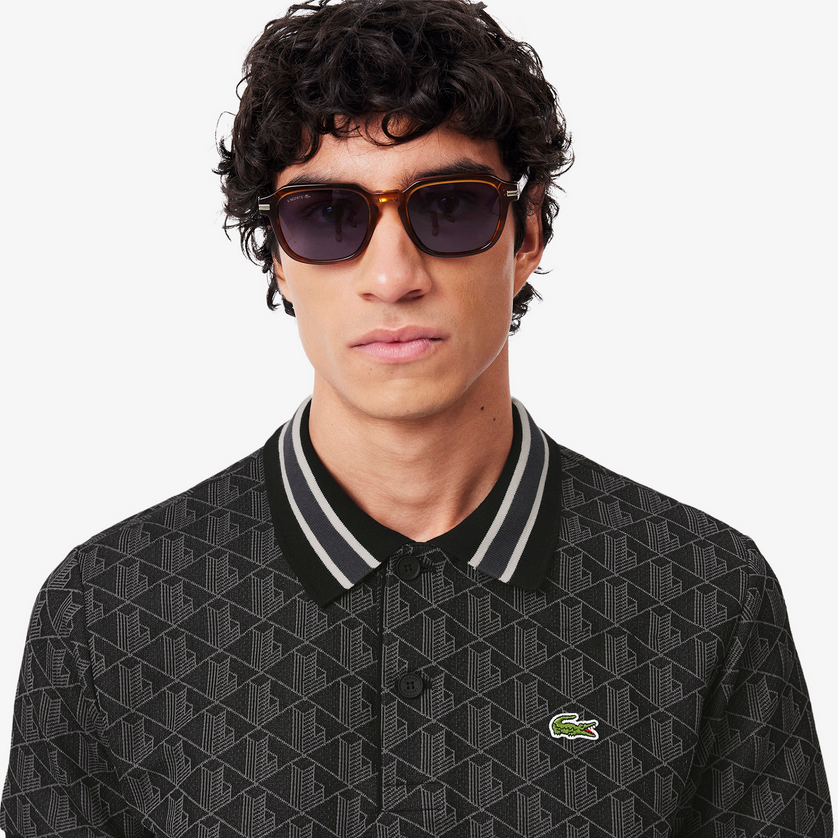 Lacoste DH1417 51 Men’s Short Sleeve Graphic Polo