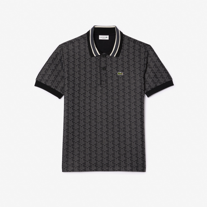 Lacoste DH1417 51 Men’s Short Sleeve Graphic Polo