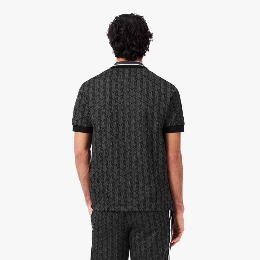 Lacoste DH1417 51 Men’s Short Sleeve Graphic Polo