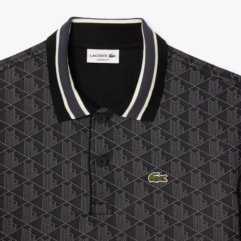 Lacoste DH1417 51 Men’s Short Sleeve Graphic Polo
