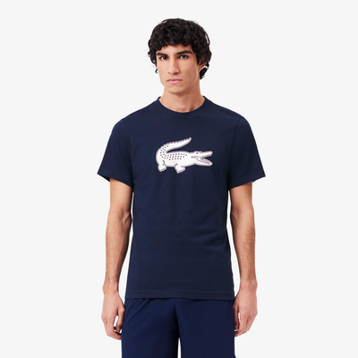 Lacoste TH2042 Men’s Round Neck Logo T-Shirt/