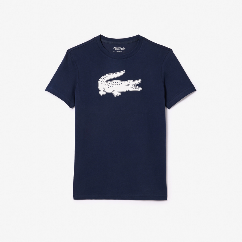 Lacoste TH2042 Men’s Round Neck Logo T-Shirt