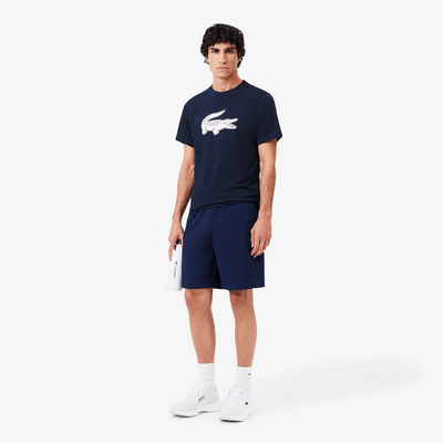 Lacoste TH2042 Men’s Round Neck Logo T-Shirt/