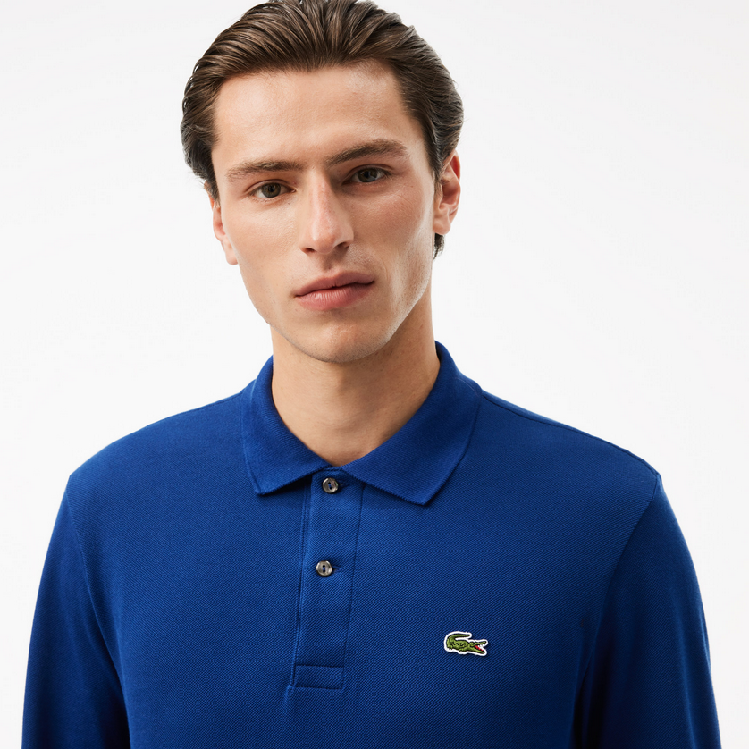 Lacoste L1312 52 Men’s Long Sleeve Classic Fit Polo Shirt