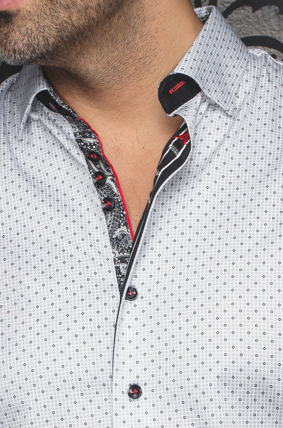 Au Noir FARO(Short Sleeve) Men’s Printed Polo