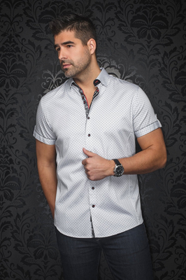 Au Noir FARO(SS) Men’s Printed Polo/