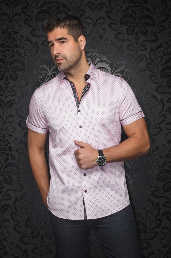 Au Noir FARO(Short Sleeve) Men’s Printed Polo