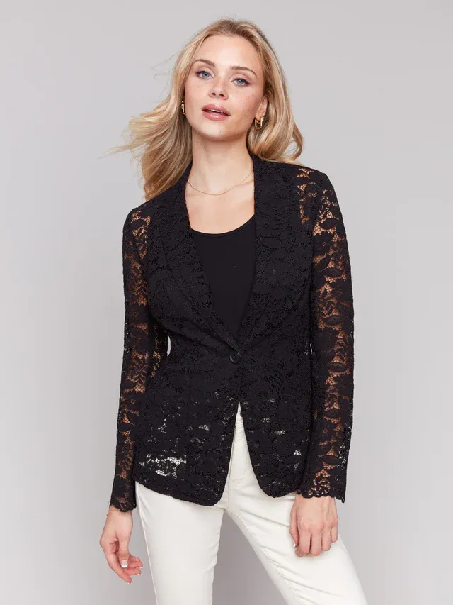 Charlie B C6360-228C Lace Blazer