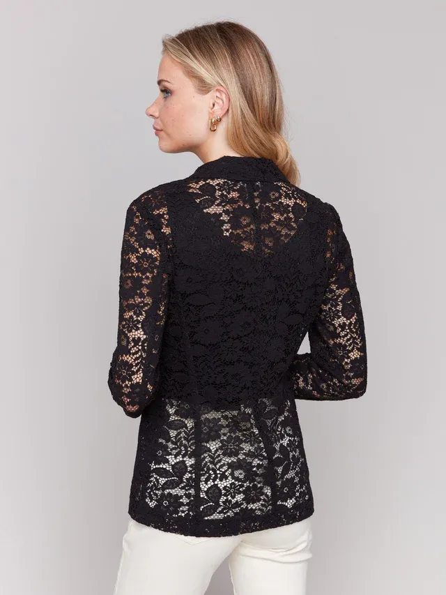Charlie B C6360-228C Lace Blazer