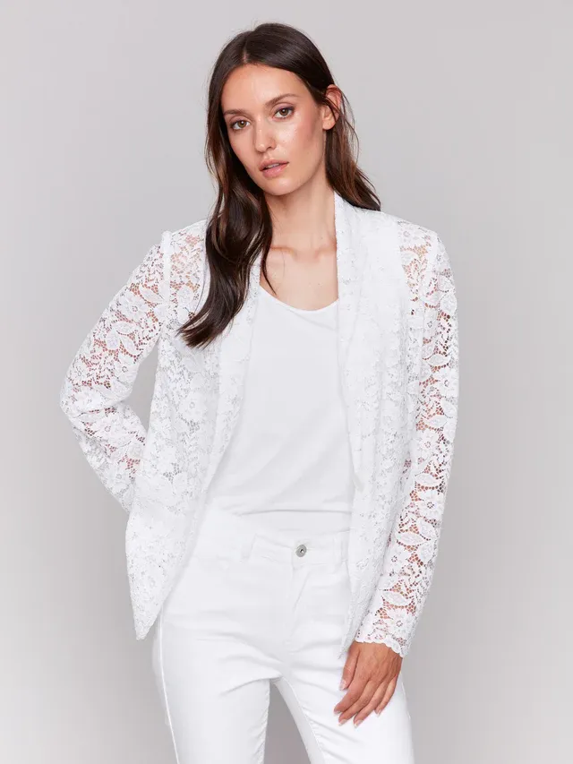 Charlie B C6360-228C Lace Blazer