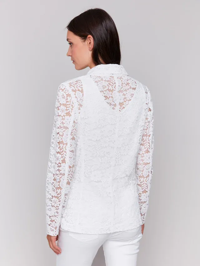 Charlie B C6360-228C Lace Blazer