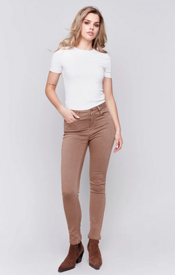 Charlie B C5309X-188B Women's Twill Jeans w/ Hem Cuff/