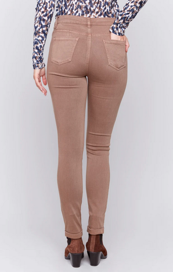 Charlie B C5309X-188B Women's Twill Jeans w/ Hem Cuff